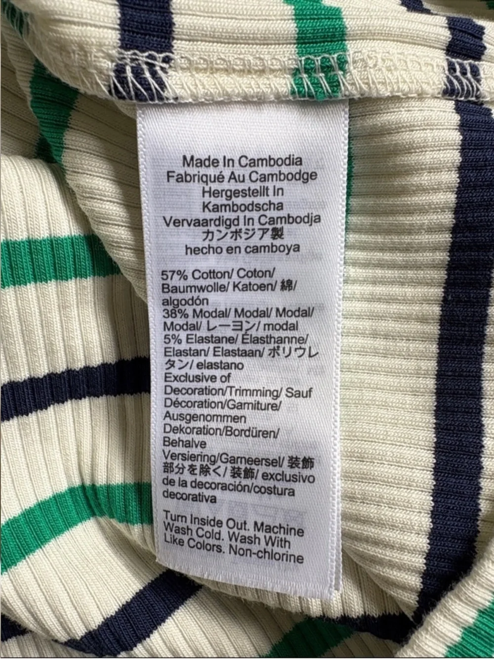 NWT J. Crew Ribbed Turtleneck With Buttons Size XS Retail $79.50